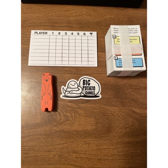 Snakesss Board Game by Big Potato Games Trivia Type Game NEW Open Box - Picture 9 of 11